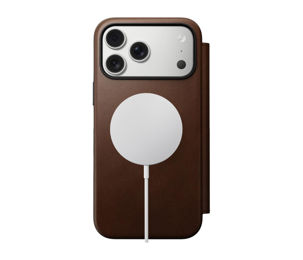 Nomad Modern Leather Folio do iPhone 17 Pro Max MagSafe brown - 1362257 - zdjęcie 5